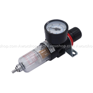 AFR-2000 Air Moisture Filter with Pressure Guage and Regulator 6mm pneumatic connectors 1